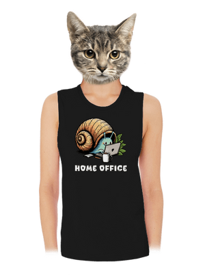 Sneka home office női bővített trikó Black