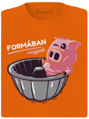 Formában női sportpóló Neon Orange