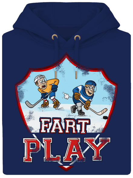 Fart Play unisex prémium pulóver Navy