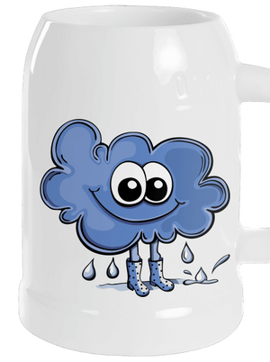 Szivárvány lesz söröskorsó White