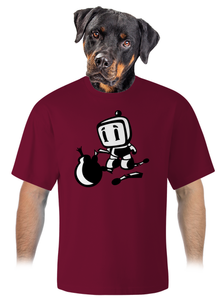 Bomberman unisex túlméretezett póló Garner