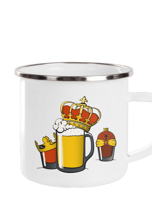 Három Királyok pléhbögre White