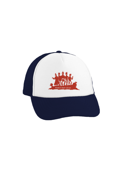 Punks not dead! teherautós sapka French Navy cap