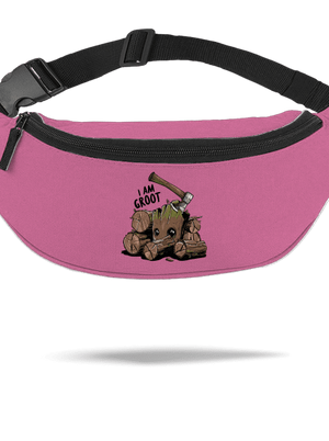 I Am Groot övtáska True Pink