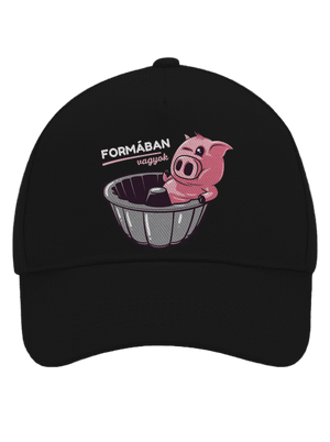 Formában baseballsapka Black