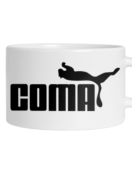 Coma macaron bögre White
