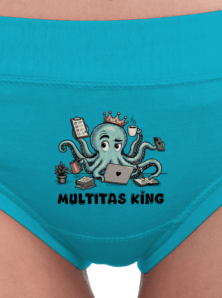 Multitas king női bugyik Turquoise