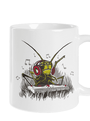 DJ tücsök hagyományos bögre White