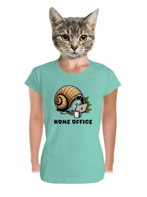 Sneka home office prémium női póló Mint Mal