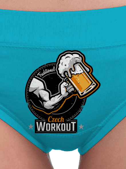 Czech workout női bugyik Turquoise