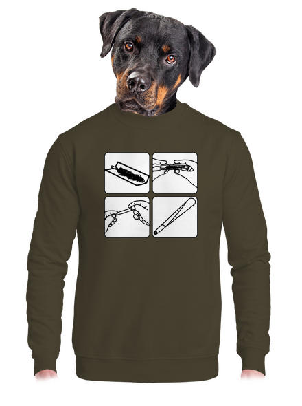 Joint unisex crewneck Urban Khaki