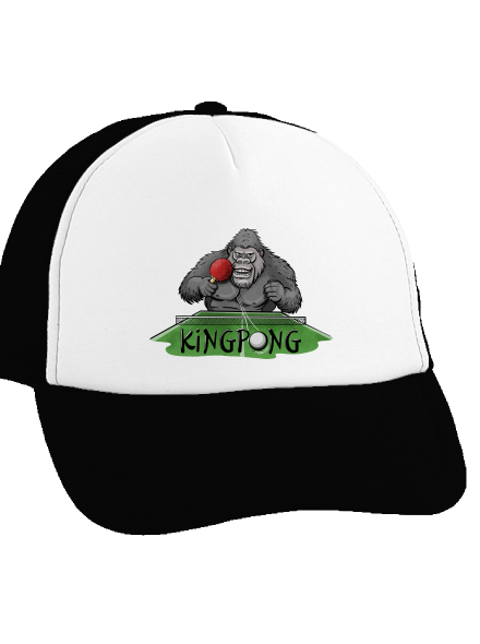 King pong teherautós sapka Black cap