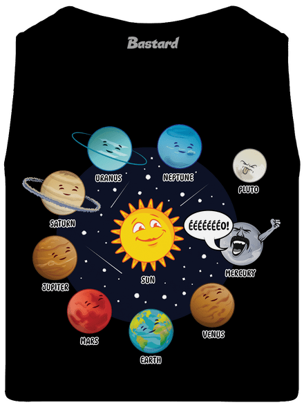 Mercury férfi trikó Black