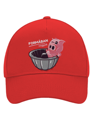 Formában baseballsapka Classic Red