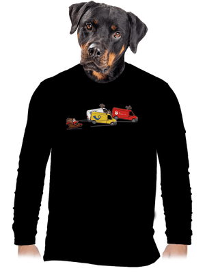 férfi hosszú ujjú póló