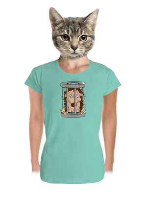 Sün a ketrecben prémium női póló Mint Mal