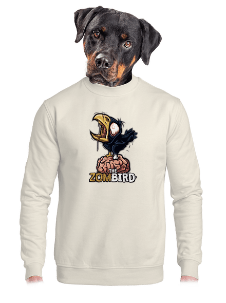 Zombird unisex crewneck Off White