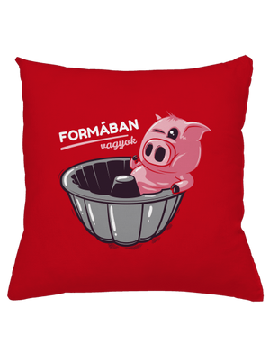 Formában párna Red