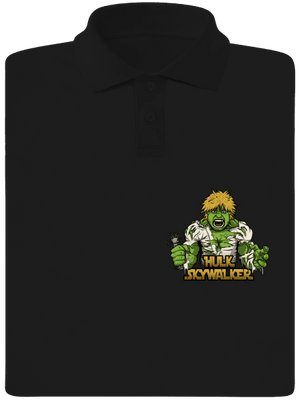 Hulk Skywalker férfi pólóingek Black