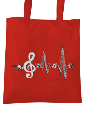 A zene az életem táska Bright Red
