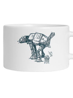 AT-AT macaron bögre White