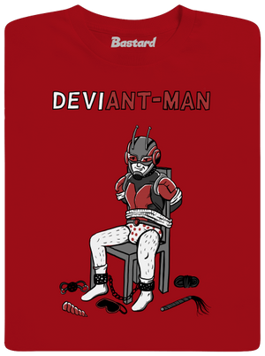 DeviAnt-man férfi hosszú ujjú póló Red