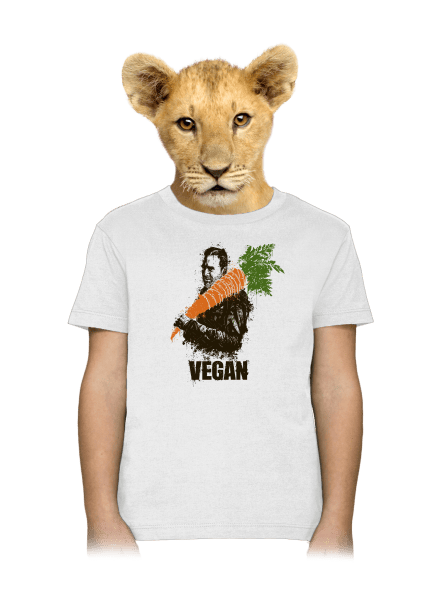 Vegán gyerek póló White