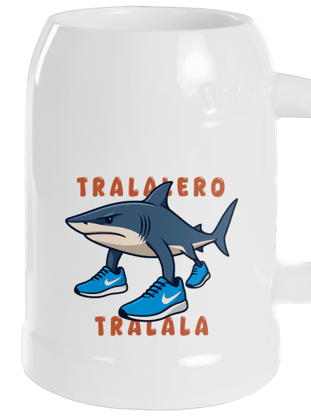 Tralalero Tralala – Italian Brainrot söröskorsó White