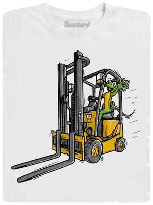 Targonca férfi hosszú ujjú póló White