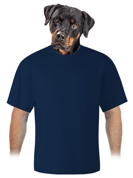 Nyomtatás nélkül unisex túlméretezett póló Midnight Blue