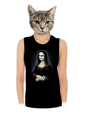 Mona Joker Lisa női bővített trikó Black