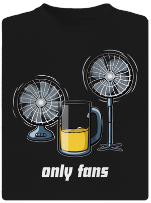 Only fans férfi sportpóló Black