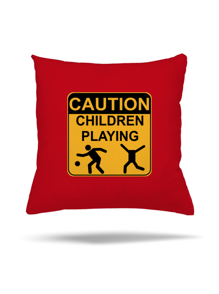 Children Playing párna Red