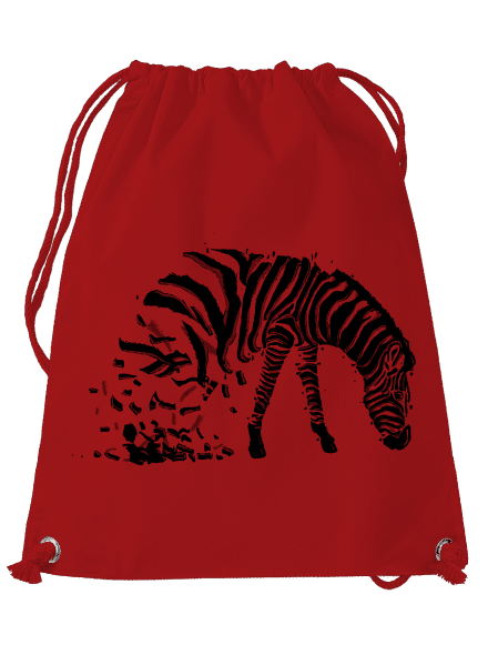 Zebra szerelem hátizsák Red Mal