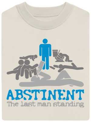 Absztinens unisex crewneck Off White