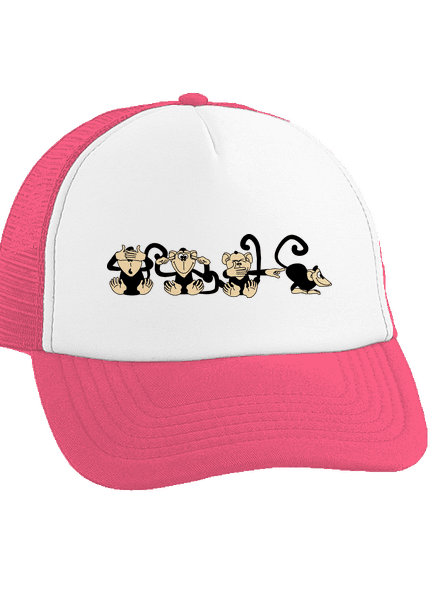 Majmok teherautós sapka Fluorescent Pink cap