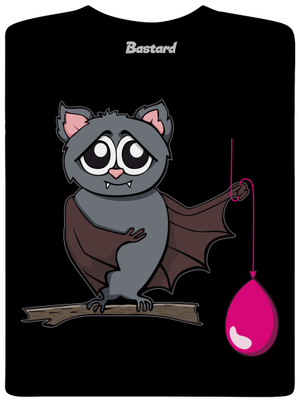 Denevér gyerek póló Black