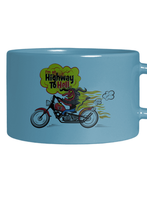 Highway to hell macaron bögre Blue Macaron