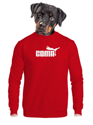 Coma unisex crewneck Red