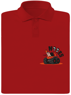 Monster stroller férfi pólóingek Red Mal