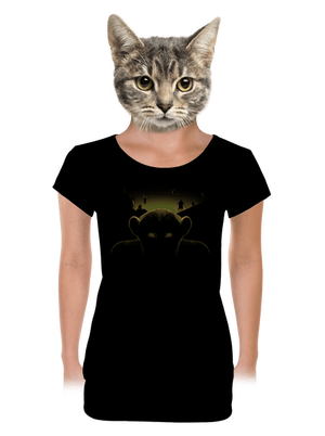 női póló elasztikus alsó szegéllyel