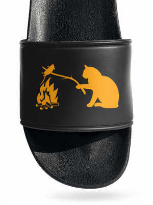 Macska-egér harc papucs Black