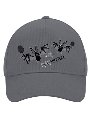 Batminton baseballsapka Graphite grey