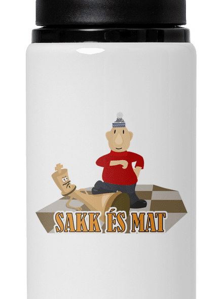 Sakk És Mat kulacs White