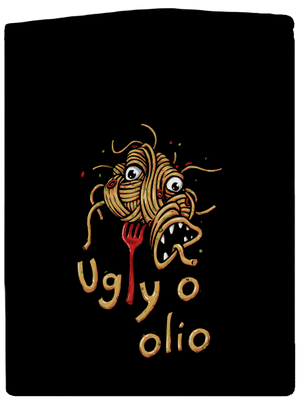 Ugly o olio cipzáras női pulóver Black