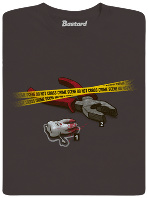 Foggyilkosság férfi hosszú ujjú póló Bear Brown