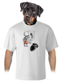 unisex túlméretezett póló