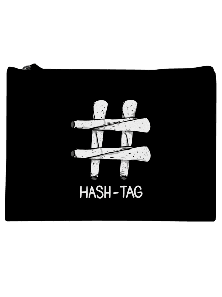 Hash tag kis táska Black
