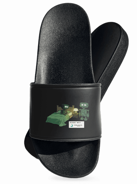 Robot romantika papucs Black