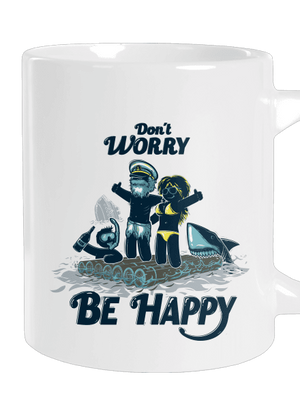 Don't worry nagy bögre White